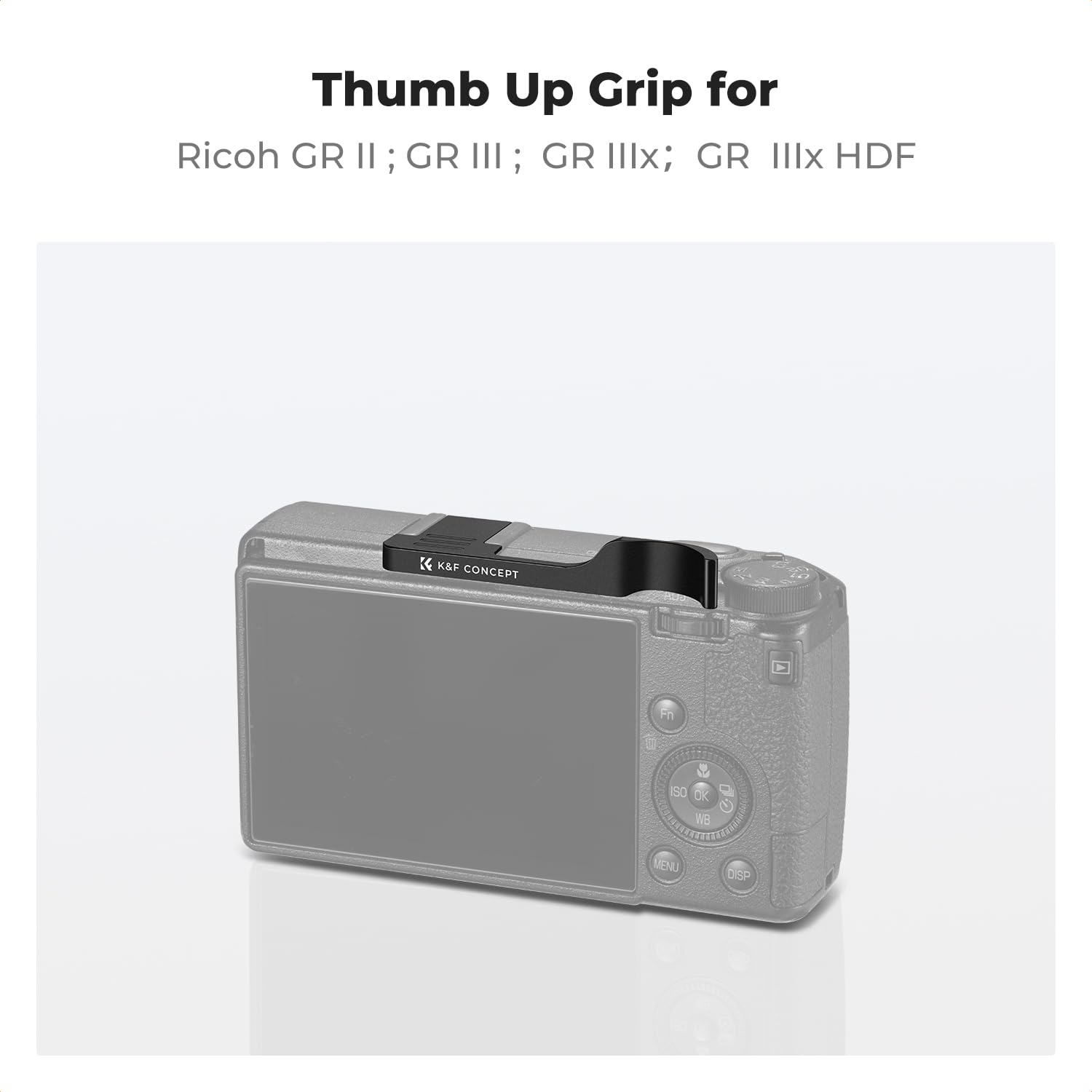 Amazon.com : K&F Concept Thumb Grip with Hot Shoe Cover for Ricoh